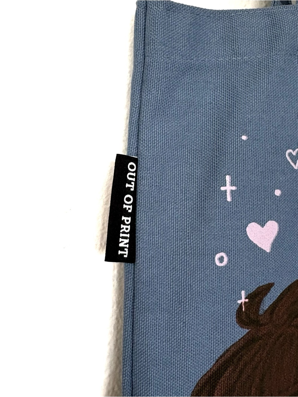 The Love Hypothesis Book Graphic Blue Tote Bag Ali Hazelwood - Picture 3 of 6